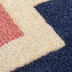 Retro Blocks Carved Wool Rug - thumbnail 2