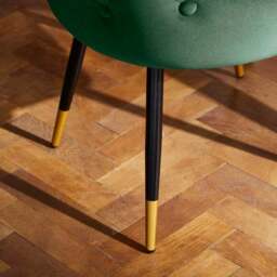 Ariana Set of 2 Dining Chairs, Velvet - thumbnail 4