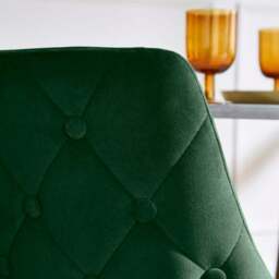 Ariana Set of 2 Dining Chairs, Velvet - thumbnail 3