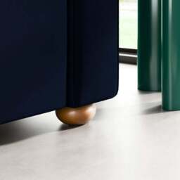Zoe II Velvet Corner Chaise Sofa - thumbnail 5