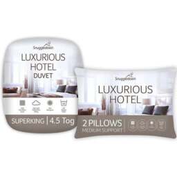 Snuggledown Luxurious Hotel 4.5 Tog Summer Duvet and Pillow Set - thumbnail 2