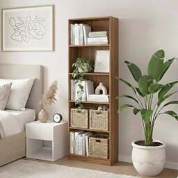 Cambridge 5 Tier Extra Large Bookcase - thumbnail 3