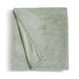 Leila Leaf Fleece Throw Blanket - thumbnail 4