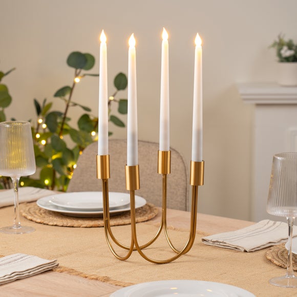 Chandelier Style Multi Arm Candlestick Holder - image 1