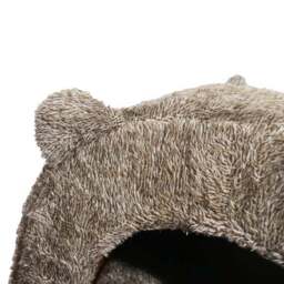 Rosewood Brown Bear Cat Bed - thumbnail 2