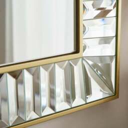 Audra Arched Bevelled Overmantel Wall Mirror - thumbnail 2
