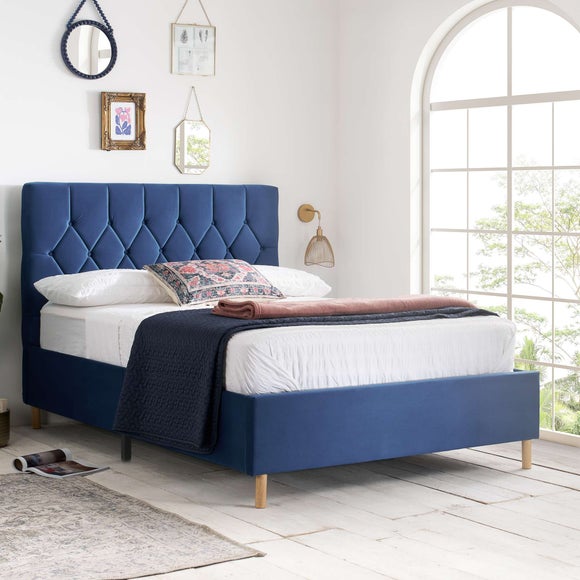 Loxley Velvet Bed Frame - image 1