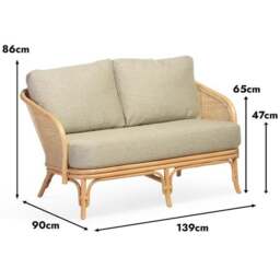 Desser Royal Rattan 2 Seater Sofa - thumbnail 6