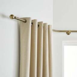 Ashton Metal Bay Curtain Pole - thumbnail 4