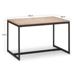 Tribeca 4 Seater Rectangular Dining Table with 2 Chairs and Bench, Black - thumbnail 4