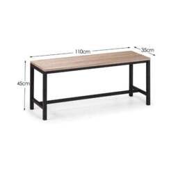 Tribeca 4 Seater Rectangular Dining Table with 2 Chairs and Bench, Black - thumbnail 6