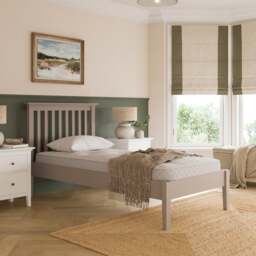 Lynton Tapered Leg Bed Frame - thumbnail 1