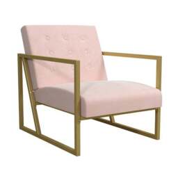 Cosmo Living Velvet Lexington Chair - thumbnail 2