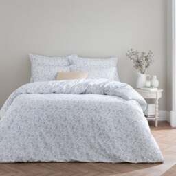 Delicate Floral 100% Cotton Duvet Cover and Pillowcase Set - thumbnail 1