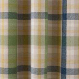 Kempton Check Eyelet Curtains - thumbnail 3