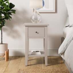Lynton 1 Drawer Compact Bedside Table - thumbnail 1