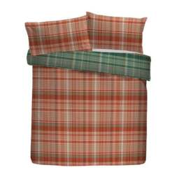 Dreams & Drapes Bennet Check 100% Cotton Duvet Cover & Pillowcase Set - thumbnail 5