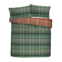 Dreams & Drapes Bennet Check 100% Cotton Duvet Cover & Pillowcase Set - thumbnail 4