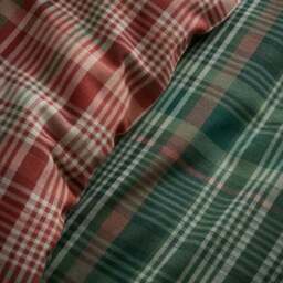 Dreams & Drapes Bennet Check 100% Cotton Duvet Cover & Pillowcase Set - thumbnail 3