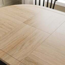 Pip 4-6 Seater Round to Oval Extendable Dining Table - thumbnail 3
