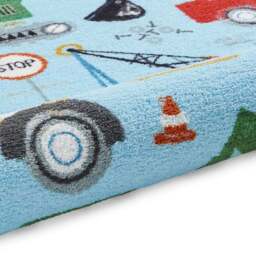Catherine Lansfield Kids Construction Rug - thumbnail 6