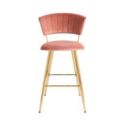 Kendall Bar Stool, Velvet - thumbnail 5