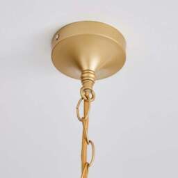 Farrah Gold Palm Leaf Pendant Light - thumbnail 4
