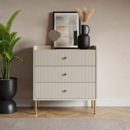 Georgi 3 Drawer Chest, Natural - thumbnail 1
