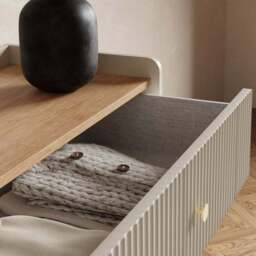 Georgi 3 Drawer Chest, Natural - thumbnail 3