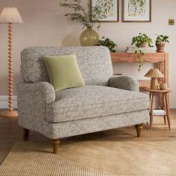 Beatrice II Woodville Floral Snuggle Chair - thumbnail 1