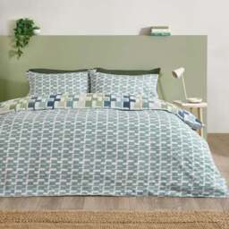 Catherine Lansfield Bryson Polycotton Duvet Cover & Pillowcase Set - thumbnail 3