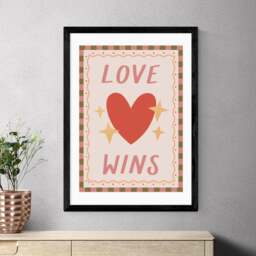 East End Prints Love Wins by Kid of the Village - thumbnail 1