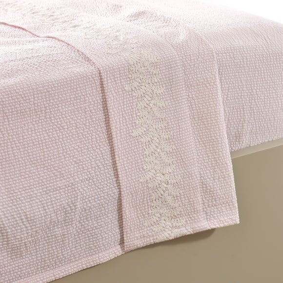 Dorma Bramcote Stripe 100% Cotton Flat Sheet - image 1