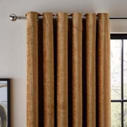 Cashton Chenille Heavyweight Eyelet Curtains - thumbnail 2
