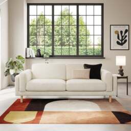 Newton Chunky Tonal Weave 4 Seater Sofa - thumbnail 1