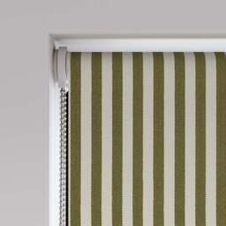 Linford Stripe Fire Retardant Blackout Made to Measure Roller Blind - thumbnail 4