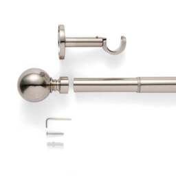 Ashton Extendable Metal Curtain Pole - thumbnail 4