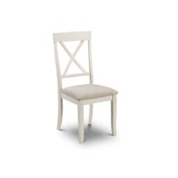 Davenport 4 Seater Rectangular Dining Table with 4 Chairs, Off White - thumbnail 3