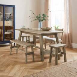 Enola Low Stool, Rustic Oak - thumbnail 2