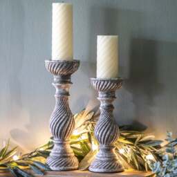 Aged Sowton Candle Holder - thumbnail 1