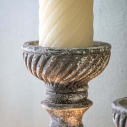 Aged Sowton Candle Holder - thumbnail 3
