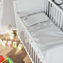 Panda Kids' Bamboo Memory Foam Baby Pillow - thumbnail 1