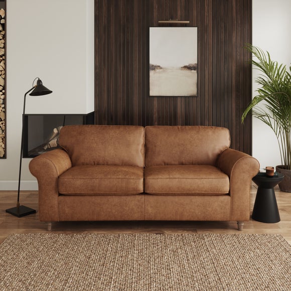 Flori Arizona Faux Leather 3 Seater Sofa - image 1