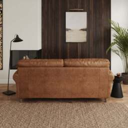Flori Arizona Faux Leather 3 Seater Sofa - thumbnail 3