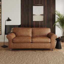 Flori Arizona Faux Leather 3 Seater Sofa - thumbnail 1