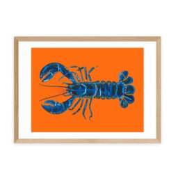 East End Prints Lobster on Orange by Alice Straker - thumbnail 2