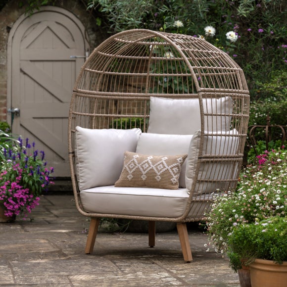 Cedar & Sage Melfi Wicker Egg Chair - image 1