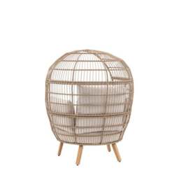 Cedar & Sage Melfi Wicker Egg Chair - thumbnail 6