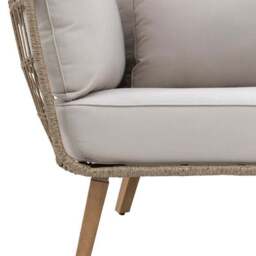 Cedar & Sage Melfi Wicker Egg Chair - thumbnail 4