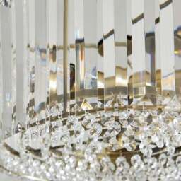 Crus 3 Light Semi Flush Ceiling Light - thumbnail 3